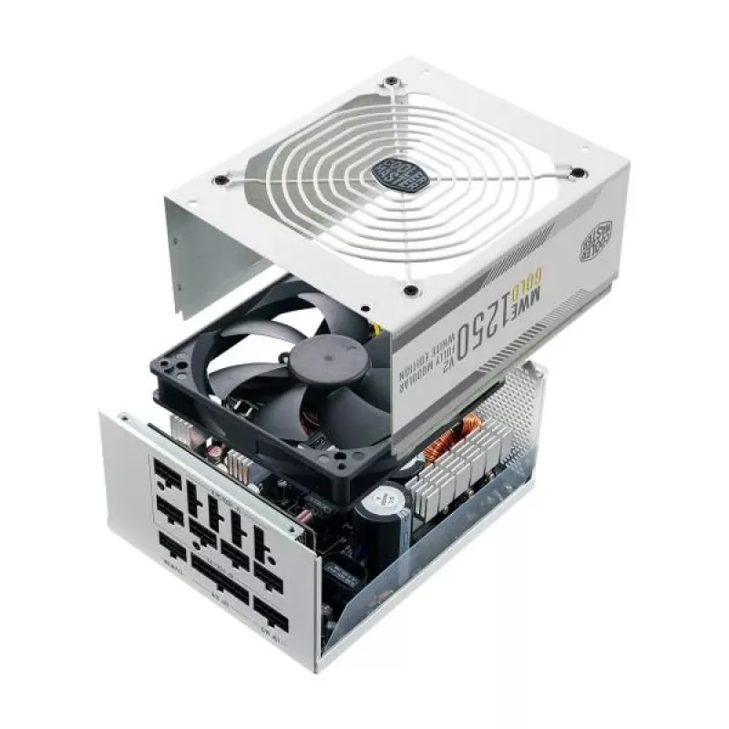 Maitinimo blokas Cooler Master MWE Gold V2 1250W 80+ GOLD ATX 3.0 baltas