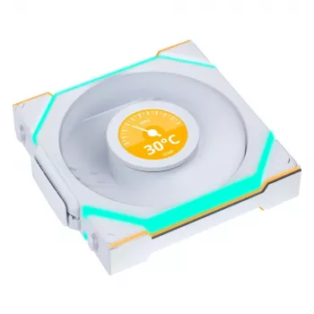 Korpuso ventiliatorius Lian Li Uni Fan SL-INF 120 mm Baltas, 2100 RPM, 2,66 mmH2O, FDB, 12 V (3 vnt.)