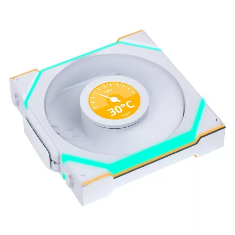 Korpuso ventiliatorius Lian Li Uni Fan SL-INF 120 mm Baltas, 2100 RPM, 2,66 mmH2O, FDB, 12 V (3 vnt.)