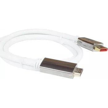 PYTHON PYT M0223 - DP 1.4 į HDMI 2.0 A kištukas Nailonas 4K@60Hz 3 m Baltas - Skaitmeninis/Duomenys - Skaitmeninis/Ekranas/Video