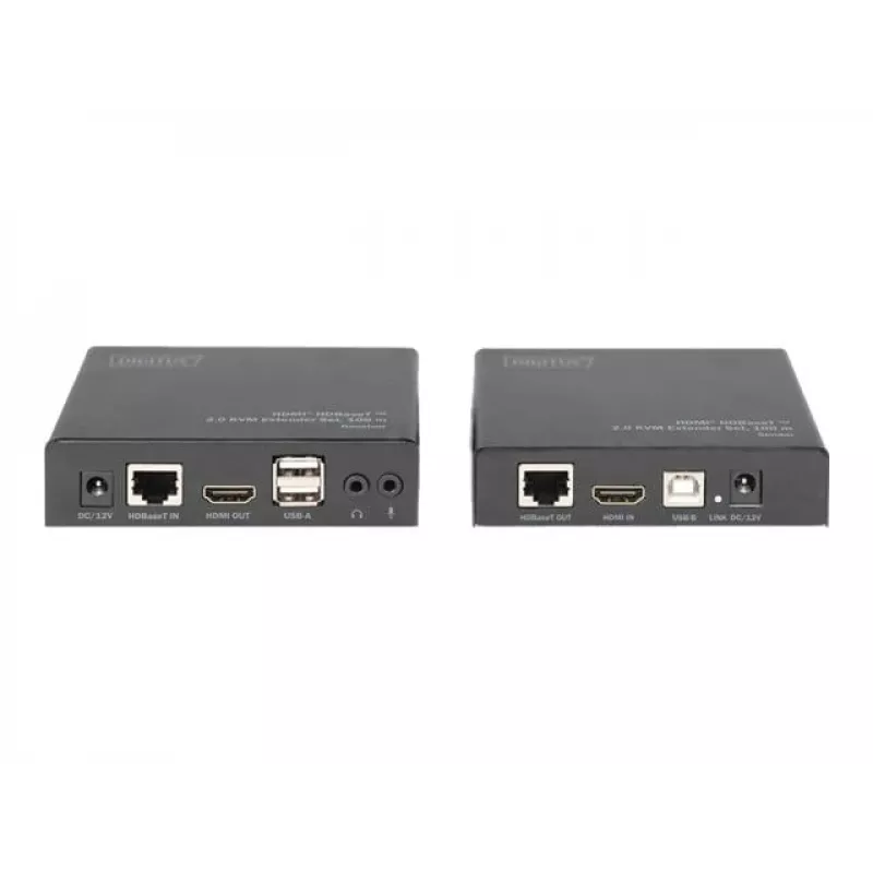 Digitus 4K HDMI HDBaseT™ 2.0 KVM prailgintuvo rinkinys, 100 m