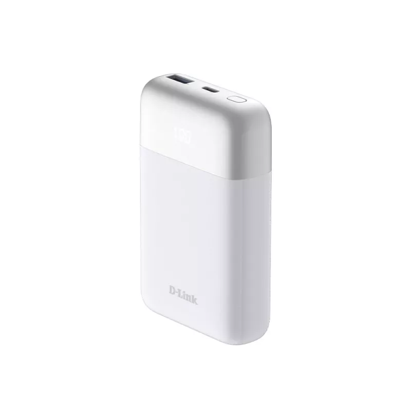 D-Link 10000 mAh Power Bank, 10000 mAh, Baltas