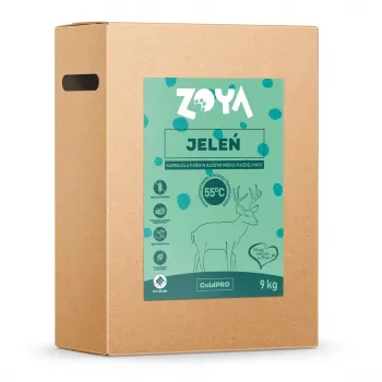 Sausas šunų ėdalas ZOYA ColdPRO Deer 9 kg – suaugusių šunų palaikymui, vieno baltymo elniena, 26% baltymų, 9,5% riebalų