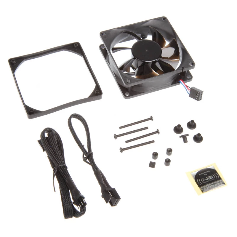 Ventiliatorius Noiseblocker BlackSilentPro P-P 80 mm