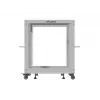 Atviras 19 colių stovas LANBERG 12U, reguliuojamas gylis 600–1100 mm, pilkas