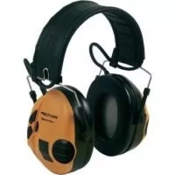 3M Peltor SportTac ausinės, galvos lankas, juodos/žalios, H=29 M=23 L=16 dB, laidinės, baterijos
