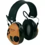 3M Peltor SportTac ausinės, galvos lankas, juodos/žalios, H=29 M=23 L=16 dB, laidinės, baterijos
