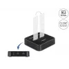 DeLOCK M.2 Docking Station 2 x M.2 NVMe PCIe SSD su klonavimo funkcija
