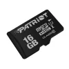 PATRIOT PSF16GMDC10 microSDHC atminties kortelė – 16 GB, Class 10, UHS-I (U1), 80 MB/s, juoda