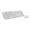 Logitech MK295 Silent belaidis klaviatūros ir pelės rinkinys, 2.4 GHz, itališkas išdėstymas, Off White