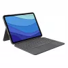 Logitech Combo Touch apsauginis dėklas su klaviatūra ir valdymo kilimėliu, skirtas iPad Pro 11 colių (1–4 kartos), Nordic QWERTY išdėstymu