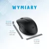HP 435 Multi-Device Wireless Mouse, ambidextrinė, RF Wireless + Bluetooth, 4000 DPI, juoda