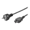 Wentronic Goobay maitinimo laidas su įžeminimo kištuku, 1,8 m, juodas - CEE 7/7 > C5
