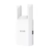 Tinklo stiprintuvas TENDA T10 2,4 GHz Wi‑Fi 4, 300 Mbps, 2 išorinės antenos, 1x RJ-45, baltas
