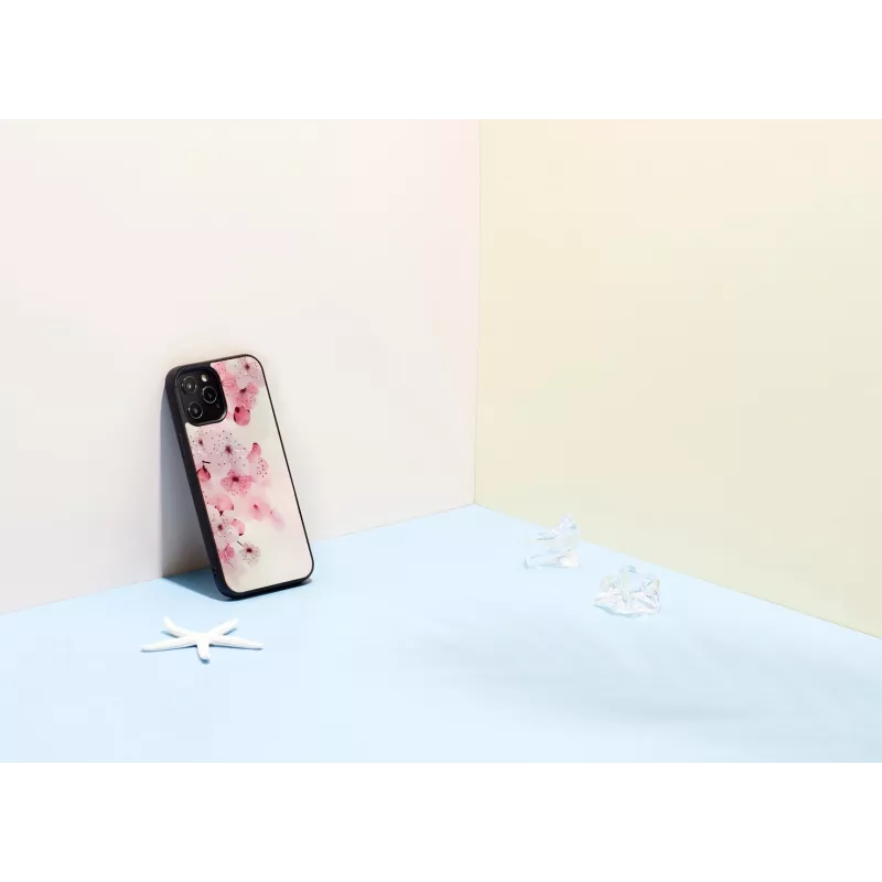 Apsauginis dėklas iKins Apple iPhone 12 Pro Max su vyšnios žiedo dizainu