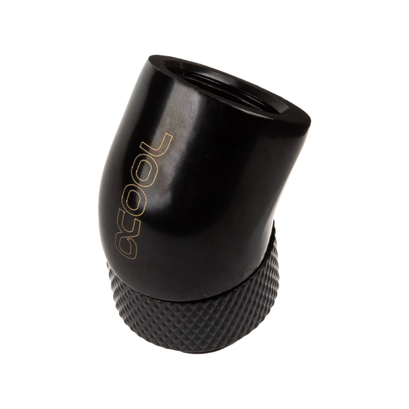 Alphacool 17246 45° kampinė jungtis skysčio aušinimui, 1/4 inch