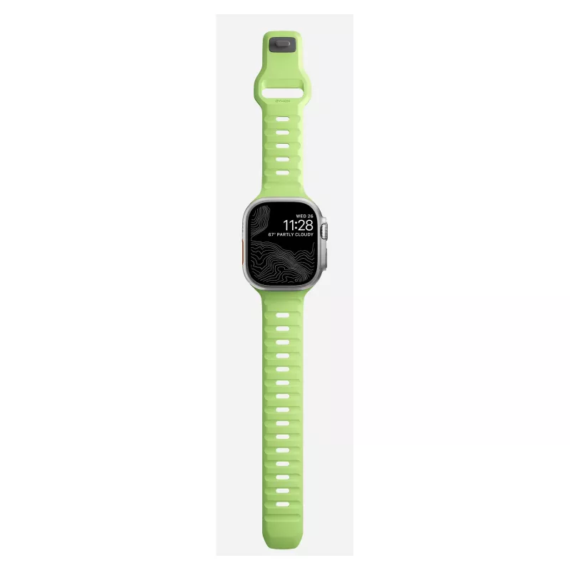 Nomad Sport Band Light Green Rubber – 21,5 mm, 160–195 mm