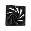 Vandens aušintuvas DeepCool LS520S — 120 mm ventiliatoriai, 500–2250 RPM, juodas, palaiko LGA1700/AM5/TR4