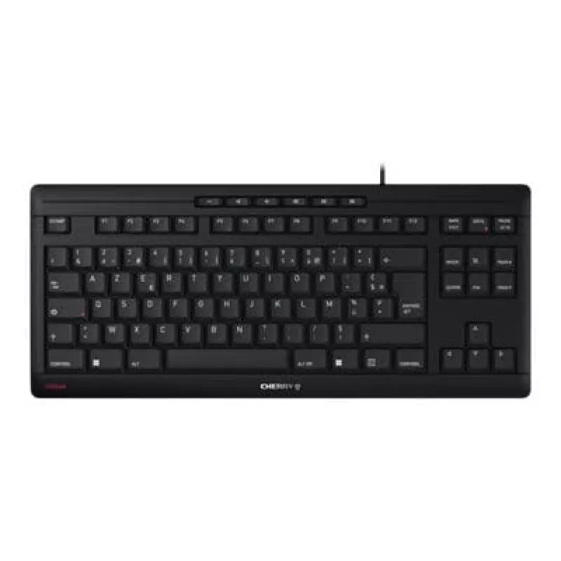 CHERRY STREAM TKL klaviatūra, USB, QWERTZ, Šveicariškas išdėstymas, Juoda