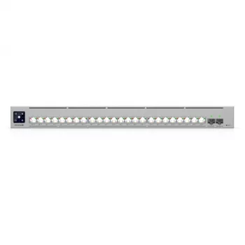 Tinklo jungiklis Ubiquiti UniFi ECS-24-POE – valdomas L2/L3, 24× 10G RJ-45, PoE, 1U, pilka