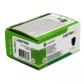 Lexmark 24B7184 originalus geltonas tonerio kasetė 1 vnt.