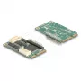 Vidinė Mini PCIe sąsajos plokštė DELOCK 95279 — Serial RS-232, 460.8 Kbit/s, FIFO 256 B