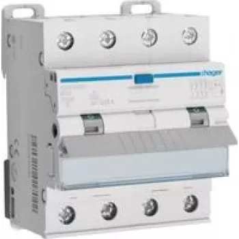 Hager ADX440D diferencialinis automatinis jungiklis 4P 10kA B-40A 30mA A tipas