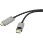 RF-4995156 DisplayPort–HDMI jungiamasis laidas [1x Kištukas – 1x HDMI Kištukas] (RF-4995156)