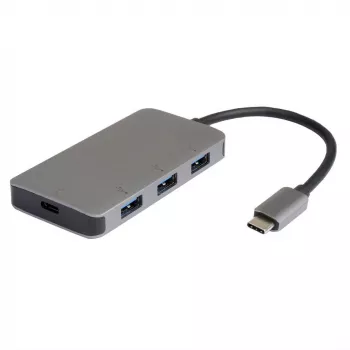 Rolinas ROLINE 14.02.5038 USB 3.2 Gen 2 Type-C sąsajų šakotuvas, 4 prievadai, aliuminis