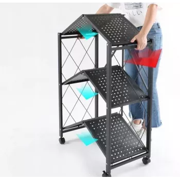 Topeshop Storage Rack FS005 stelažas sodui, laisvai stovintis, cinkuotas plienas