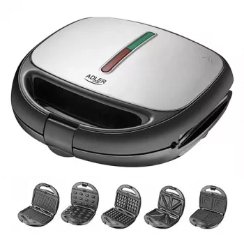 Sumuštinių kepimo aparatas Adler AD 3040 1200 W juodas, pilkas