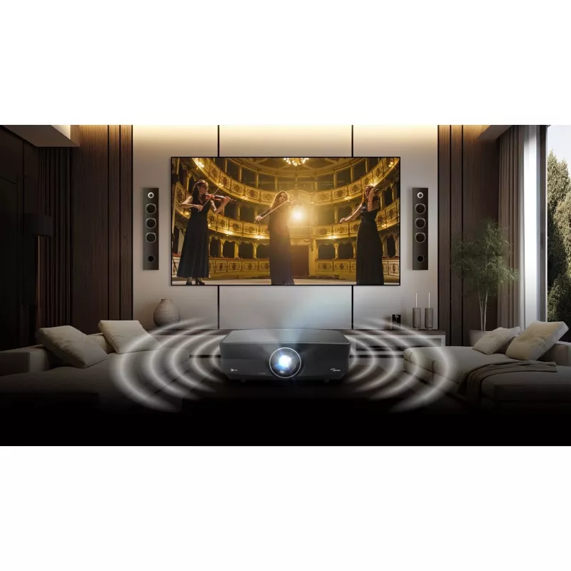 Optoma UHZ68LV projektorius su dviem lazeriais, DLP, 4K UHD 3840x2160, 5000 ANSI liumenų