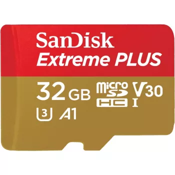 SanDisk Extreme Plus 32GB microSDHC UHS-I U3 V30 SDSQXBG-032G-GN6MA