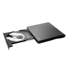 SAVIO AK-59 Išorinis plonas CD/DVD įrašymo įrenginys R/RW - USB-C/USB-A, juodas
