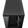 Korpusas DeepCool CG580 4F Midi Tower — ATX/MicroATX/ITX, grūdintas stiklas, 3×120 mm + 1×120 mm ventiliatoriai, 2×3.5 colio ir 2×2.5 colio diskų vietos, USB-A×2 USB-C×1, juodas