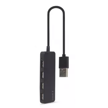 USB 2.0 4 prievadų kompaktiškas šakotuvas Gembird UHB-U2P4-06