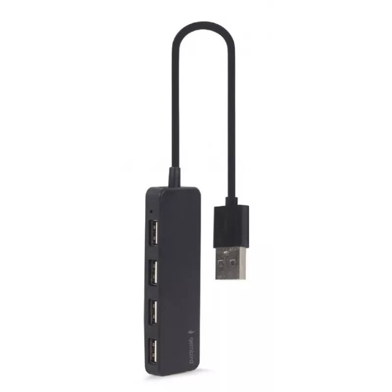 USB 2.0 4 prievadų kompaktiškas šakotuvas Gembird UHB-U2P4-06
