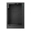 Korpusas DeepCool CH170 PLUS Tower Black – micro-ATX/mini-ITX, grūdintas stiklas, USB-C, maitinimo šaltinis viršuje