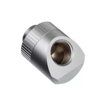 EK Water Blocks EK-Quantum Torque 45 laipsnių kampinė jungtis G1/4 colio AG į G1/4 colio IG - sukama, satino titanas