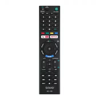 Savio RC-08 nuotolinio valdymo pultelis TV mygtukai