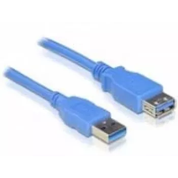 USB 3.0 ilginimo kabelis A/A (vyriška/moteriška) DeLOCK 82540 3 m mėlynas