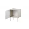 Naktinis staliukas Cama Meble ISLA 44,5x40x59 cm kashmyro matinis, MDF ir medžio drožlių plokštė, 2 vnt. komplektas