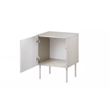 Naktinis staliukas Cama Meble ISLA 44,5x40x59 cm kashmyro matinis, MDF ir medžio drožlių plokštė, 2 vnt. komplektas