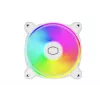 Cooler Master MasterFan MF120 Halo2 White Edition MFL-B2DW-21NP2-R2 120 mm ARGB ventiliatorius kompiuterio korpusui, 27 dB, 51,88 CFM, baltas
