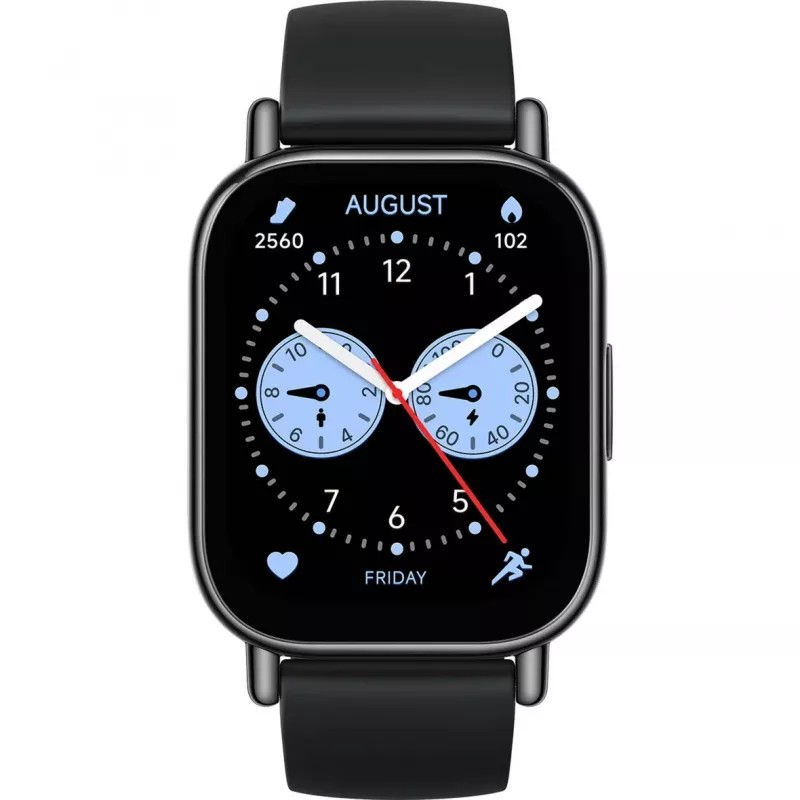 Išmanusis laikrodis Xiaomi Redmi Watch 5 Lite – 1,96 colio AMOLED, GPS, 470 mAh, 48 mm, TPU juosta, Juoda