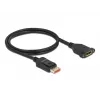 DisplayPort ilginimo kabelis panel-mount DeLOCK 87095 8K 60 Hz 1 m