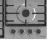 Gorenje G642ABX dujinė kaitlentė, nerūdijantis plienas, įmontuojama, 60 cm, 4 zonos
