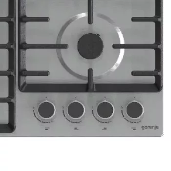 Gorenje G642ABX dujinė kaitlentė, nerūdijantis plienas, įmontuojama, 60 cm, 4 zonos