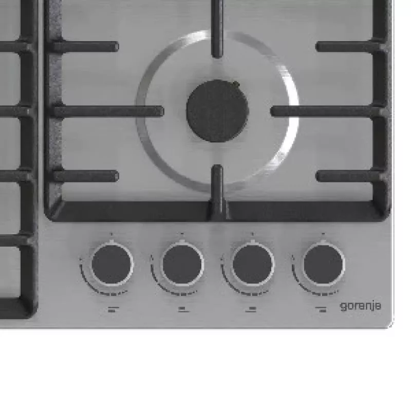 Gorenje G642ABX dujinė kaitlentė, nerūdijantis plienas, įmontuojama, 60 cm, 4 zonos