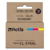 ACTIS KC-576 suderinama kasetė Canon spausdintuvams – mėlyna, raudona, geltona, 15 ml, standartinė talpa